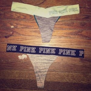 2 VS Pink Thongs